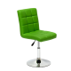 Полубарный стул Barneo N-48 Kruger зеленая кожа