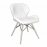 Стул Eames DSW DEEP, белые ножки