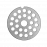 Решетка с отверстиями d6мм для мясорубки Crazy Pan CP-MM08C