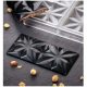 Форма д/шок. 'Chocolate Bar Edelweiss' 155х77мм h10мм, 100гр, 3 ячейки, п/к PC5005