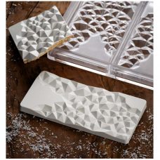 Форма д/шок. 'Chocolate Bar Fragment' 155х77мм h10мм, 100гр, 3 ячейки, п/к PC5004