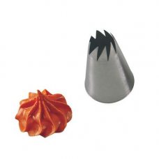 Насадка 'Открытая роза' d20мм h53мм, нержавеющая сталь BA415