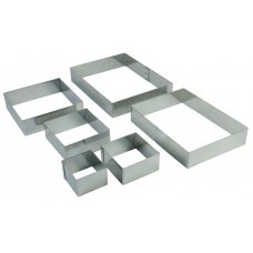 Форма кондитерская 'Квадрат' 10см h 4см, s/s CRSQ3