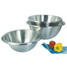 Миска полусферическая 7,0л d30см, без ручек, нержавеющая сталь BW30