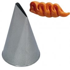 Насадка 'Завиток' 18мм h37мм, нержавеющая сталь BX1217