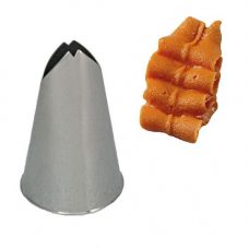 Насадка 'Листок' 14мм h40мм, нержавеющая сталь BX1132