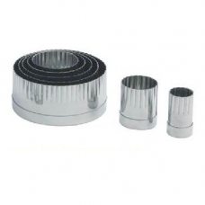 Набор резаков 'Круг рифленый' 7шт., нержавеющая сталь CMRF7