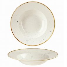 Тарелка для пасты 28см 0,47л, с широким бортом, Stonecast, цвет Barley White SWHSVWBL1