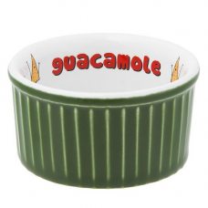 Рамекин 100мл d8см h4см Oxford, цвет зеленый с декором 'GUACAMOLE' C12M-3C1P Рамекин 100мл d8см h4см Oxford, цвет зеленый с декором 'GUACAMOLE' C12M-3C1P