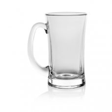 Кружка пивная 'Lugano' 330мл h133мм d78/112мм, стекло 1P00740