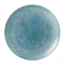 Тарелка мелкая 26см, без борта, цвет Raku Topaz Blue, Studio Prints RKTBEV101