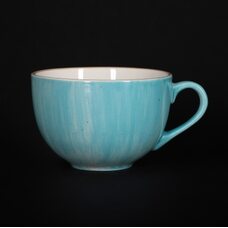 Чашка чайная 320 мл голубая «Corone Natura»