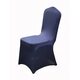 Чехол универсальный на стул из бифлекса цвет темно синий KM