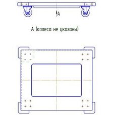 Тележка для лотков хлебных ТТМ ТБ-01