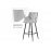 Барный стул Ofir light gray