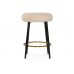 Барный стул Plato white fabric