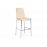Барный стул Teon beige / chrome Барный стул Teon beige / chrome
