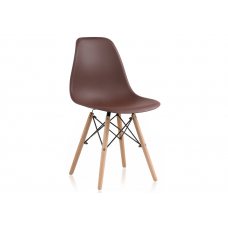 Пластиковый стул Eames PC-015 brown