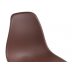 Пластиковый стул Eames PC-015 brown