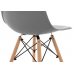 Пластиковый стул Eames PC-015 серый