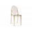 Пластиковый стул Victoria clear brown