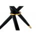 Стеклянный стол Rock 100х75 white / black