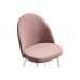 Стул на металлокаркасе Дагрун пыльно-розовый / белый каркас Стул на металлокаркасе Дагрун пыльно-розовый / белый каркас